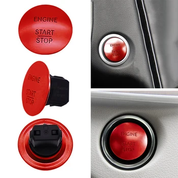 

Keyless Start Stop Engine One-button Switch For Mercedes-Benz W164 W205 Red