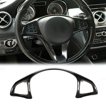 

ABS Carbon Fiber Style Steering Wheel Frame Trim For Mercedes-Benz W205 X253 W213 Car Styling Replacement Accessories