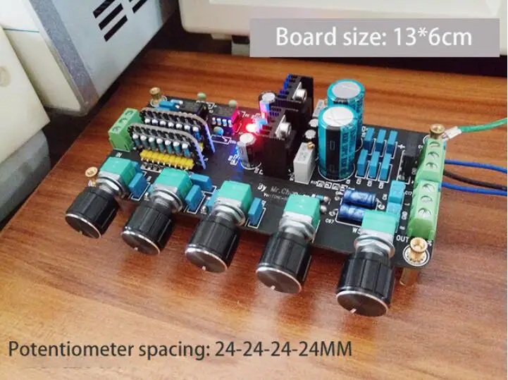 digital amplifier HiFi Audio UPC4570C Tone Board Headphone Amplifier Preamp Power Module Treble Bass Volume adjustment Adjustment Electonic Board marine amplifier Audio Amplifier Boards