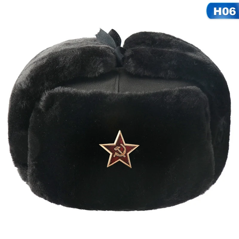 Новинка, русская плоская мужская шапка, зимняя Черная шапка с искусственным мехом кролика, повседневная черная шапка, Белая теплая зимняя шапка