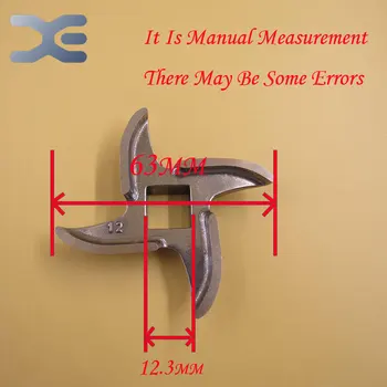 

Free Shipping Kitchen Appliance Parts High Quality Stainless Steel 12 Type Meat Grinder Knife Meat Grinder Parts