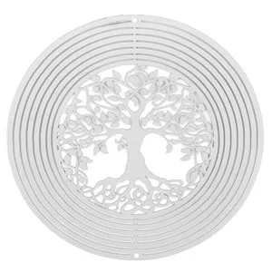 Life Tree Ветряные колокольчики из нержавеющей стали используется для украшения дома и сада - Цвет: Life Tree