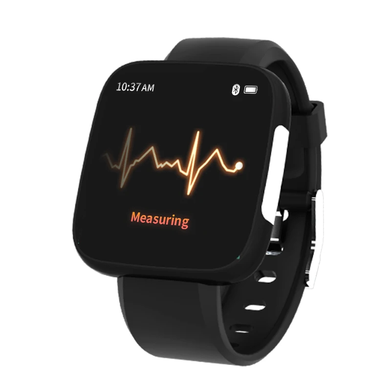 Toleda T5 ECG smart watch heart rate monitor Multi-Sport fitness tracker wrist watches for men and women health and wellness