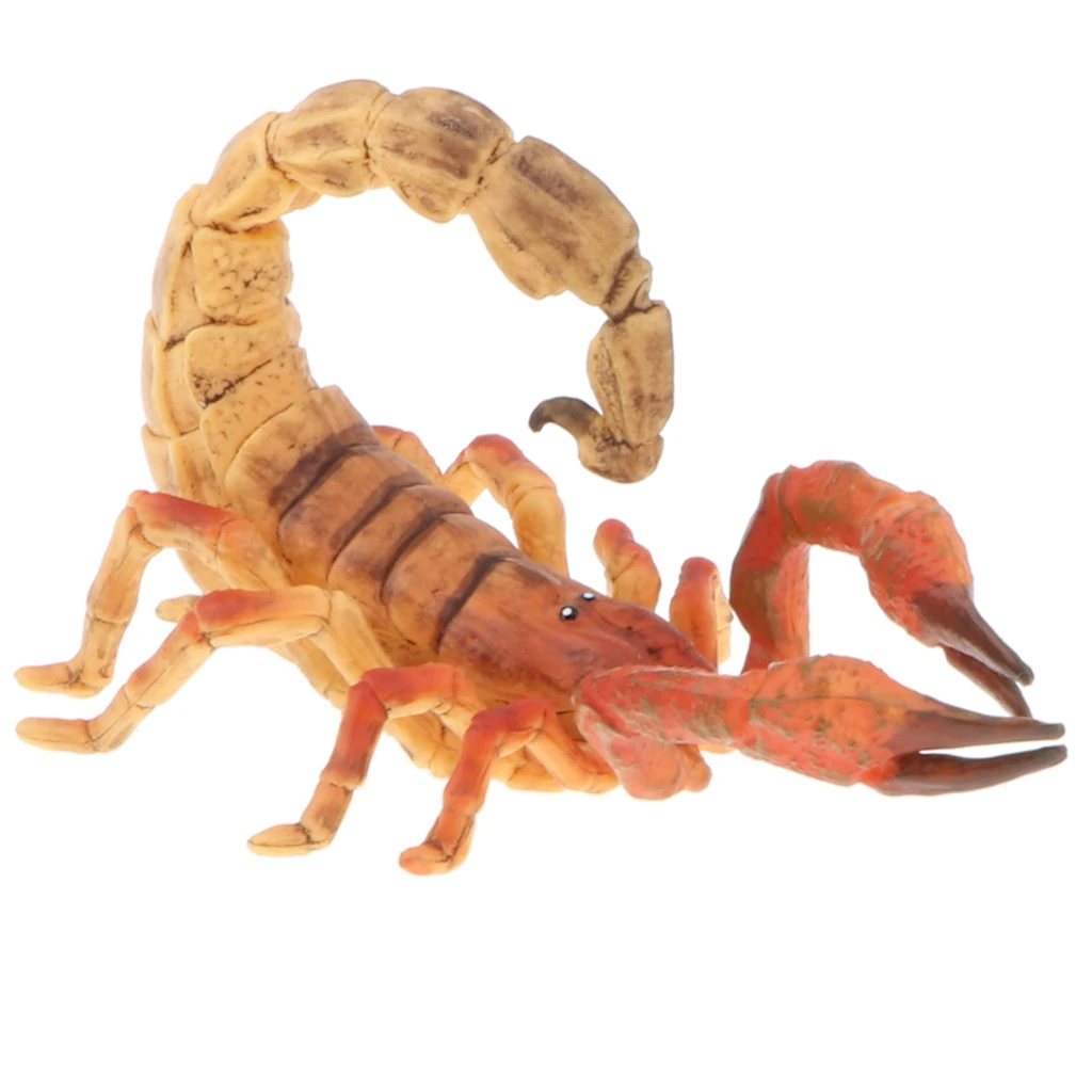 Realistic Scorpion Figurine Wildlife Animal Figures, Easter Eggs Cake Toppers Christmas Birthday Gift Party Favors