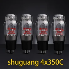 4 шт. Shuguang 350C(6L6GC, 5881A, 6P3P) совпадающий четырехъядерный усилитель HIFI звуковая вакуумная трубка Repalce Psvane Mullard JJ Tung-sol 6P3P