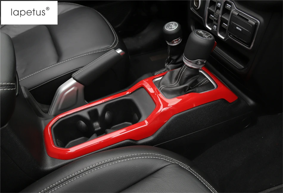 Lapetus аксессуары, пригодный для Jeep Wrangler JL, центральный блок управления, коробка переключения передач, рамка, Формовочная крышка, комплект, отделка/ABS
