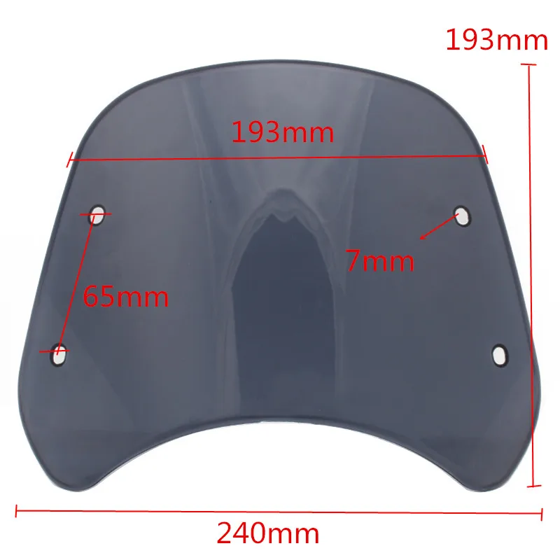 foot rest under desk 3colors Motorcycle Windshield Wind Deflector Windscreen Universal for Harley Honda Yamaha Kawasaki Suzuki 6.5"-9.45" Headlight unique license plate frames