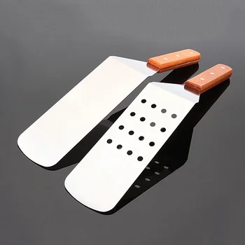 

2PCS/set Spatulas Griddle Utensils Kit Stainless Steel For Cookware Scraper Server Spatula New Arrivals