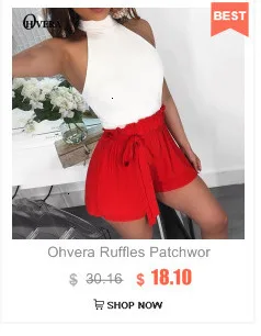Ohvera KylieJenner, вечерние, сексуальные, с блестками, облегающие комбинезоны для женщин,, короткие, для подвижных игр, женские комбинезоны, женский комбинезон