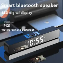 Wireless Bluetooth Speaker LED Soundbar TV Alarm Clock Home Theater Sound Bar FM Radio Subwoofer Speaker Computer Speakers Som