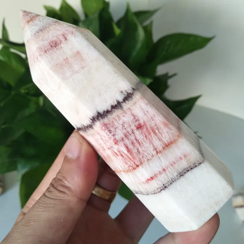 No.9 128mm 311g Большой камень палочка ТОЧКА натуральный Рододендрон Кристалл украшенный обелиском и шестигранный кристалл точка целебные кристаллы - Цвет: No.9 128mm 311g