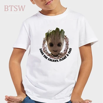 

Cute Guardians of The Galaxy Baby Groot Save The Galaxy T Shirt Children Funny T-Shirt Baby Boys Girls Casual Tops T Shirt