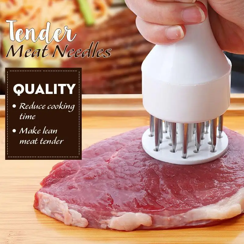 Stainless Steel Tender Meat Needles Utensils for Steak Kitchen