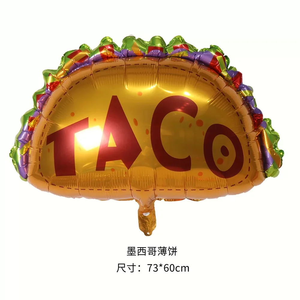 Mexican Food Festival Karneval Geburtstag Party Dekoration Avocado Burger Pizza Stil – Detail 3