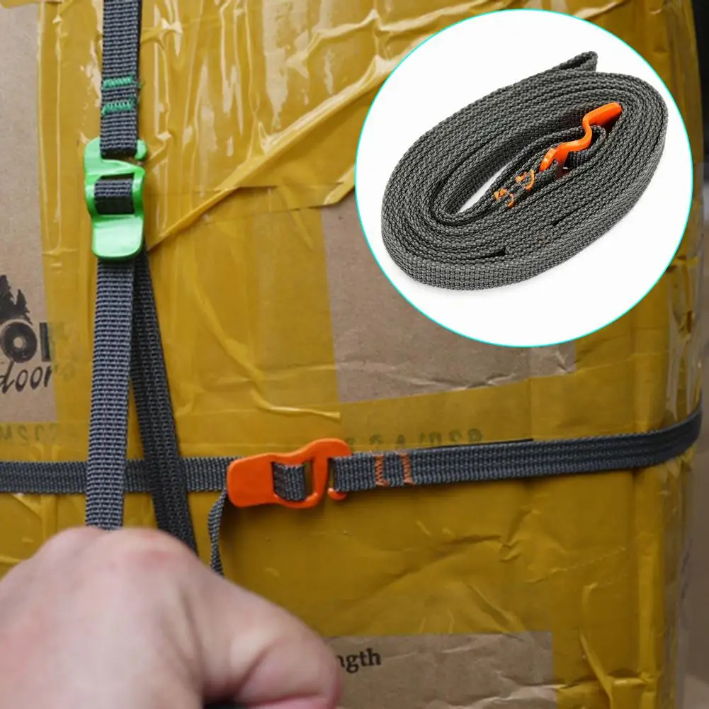 Luggage Strap Elastic Straps Camping Outdoor Travel Equipment Durable Quick Release Luggage Strap with Stainless Steel Buckle For Outdoor Durable