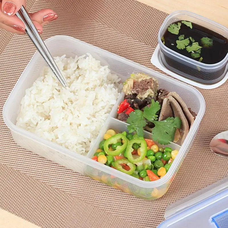 1000 мл микроволновая печь Ланч-бокс герметичный Bento box Подогрев пищевых контейнеров Набор