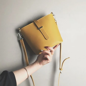 

MONNET CAUTHY New Bags for Women Concise Casual Fashion Crossbody Bag Solid Color Green Khaki Yellow Beige Black Female Bucket