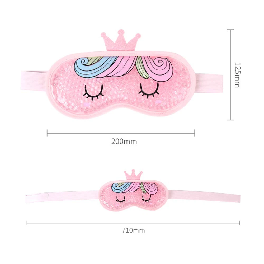 Охлаждающая маска для глаз с гелевыми бусинами для горячей холодной терапии холодная гелевая маска для глаз многоразовая охлаждающая маска для пышных глаз мигрень темный круг