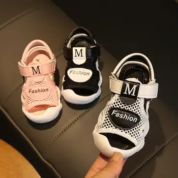 

Summer Children Shoes Boys Soft Soles Beach Shoes Male Baby Baotou Anti-kick Children's Sandals Princepard Summer Sandals