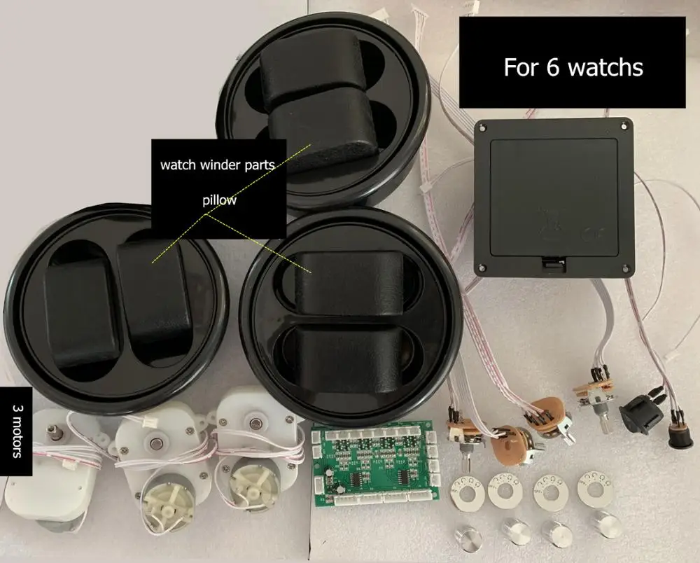 For 6 Watchs Mabuchi Dc Gear Motor Watch Box Winder Accessories Circuit