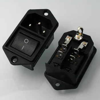 

ON-OFF rocker switch 6pin 3 files 4 locked light power boat shape switch