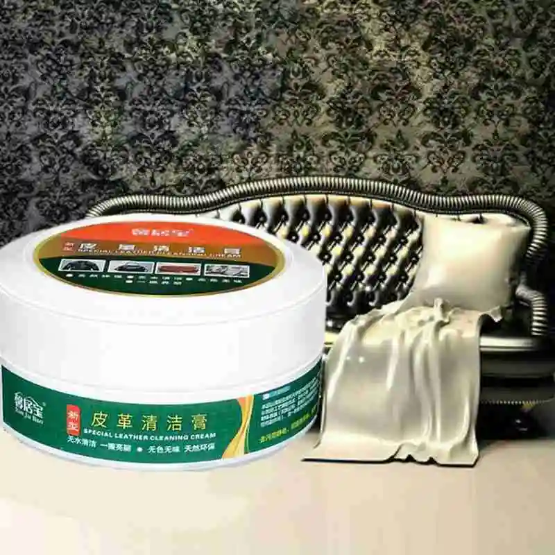 

260g Multifunctional Leather Refurbishing Cleaner Cream For Leather Sofa Fast Decontamination Window Tool Cleaner Cream