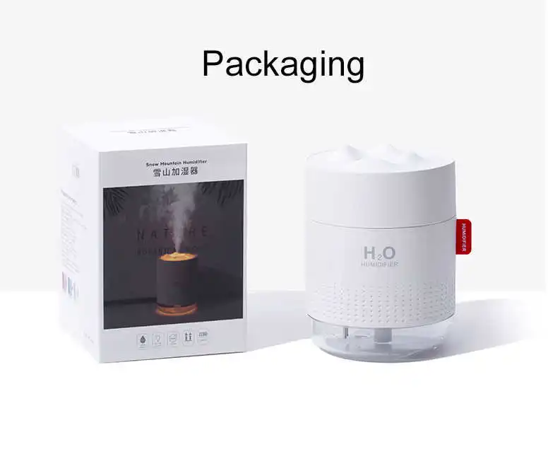 2000mAh Wireless Humidifier Romantic Aromatherapy Humidificador USB Aroma Diffuser Warm Night Lamp Mist Maker Fogger For Bedroom