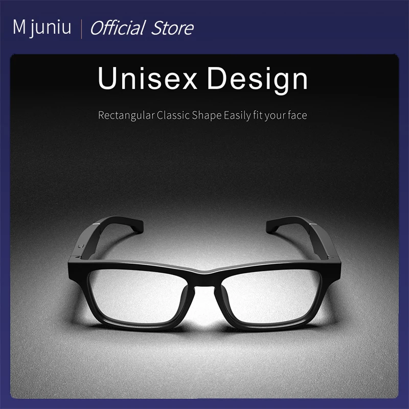 Smart Glasses Wireless Bluetooth 5.0 Sunglasses Outdoor Smart Sport Hands-Free Calling Calling Music Anti-Blue Eyeglasses