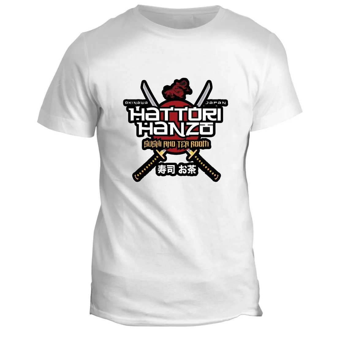 Hattori Swords Inspired Kill Bill Pulp fiction Тарантино фильм Tumblr Топы Футболки для взрослых