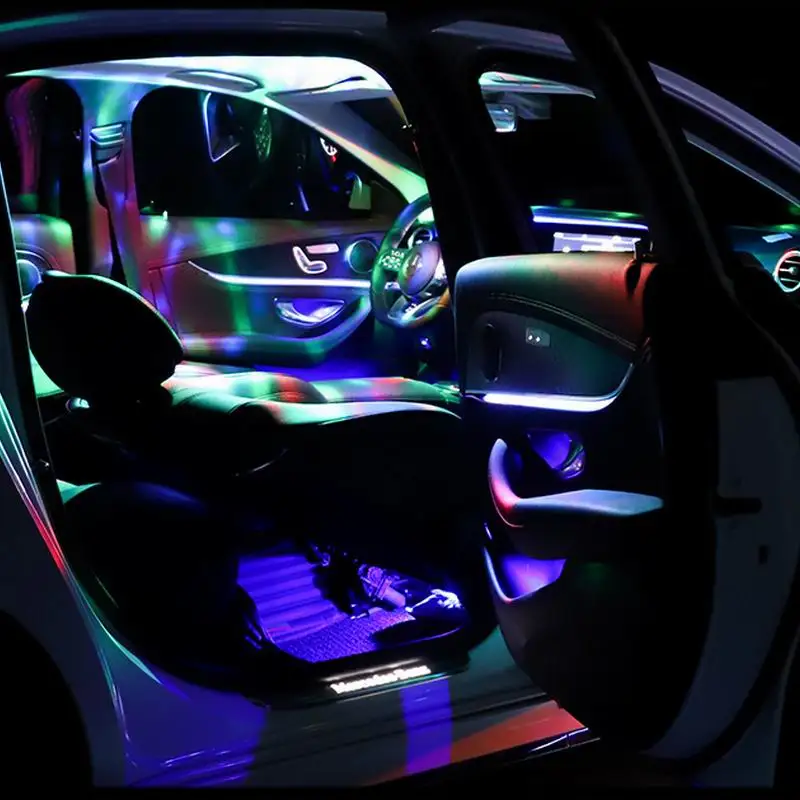 Автомобильный свет светодиодная звуковая активация Автомобильная Музыка