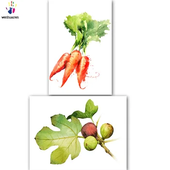 

DIY colorings pictures by numbers with colors Nutrition food picture drawing painting by numbers framed Home