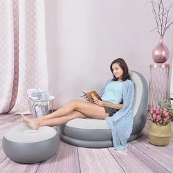 Sofá cama inflable rápido para exteriores, saco de dormir de buena calidad, bolsa de aire, sofá de playa