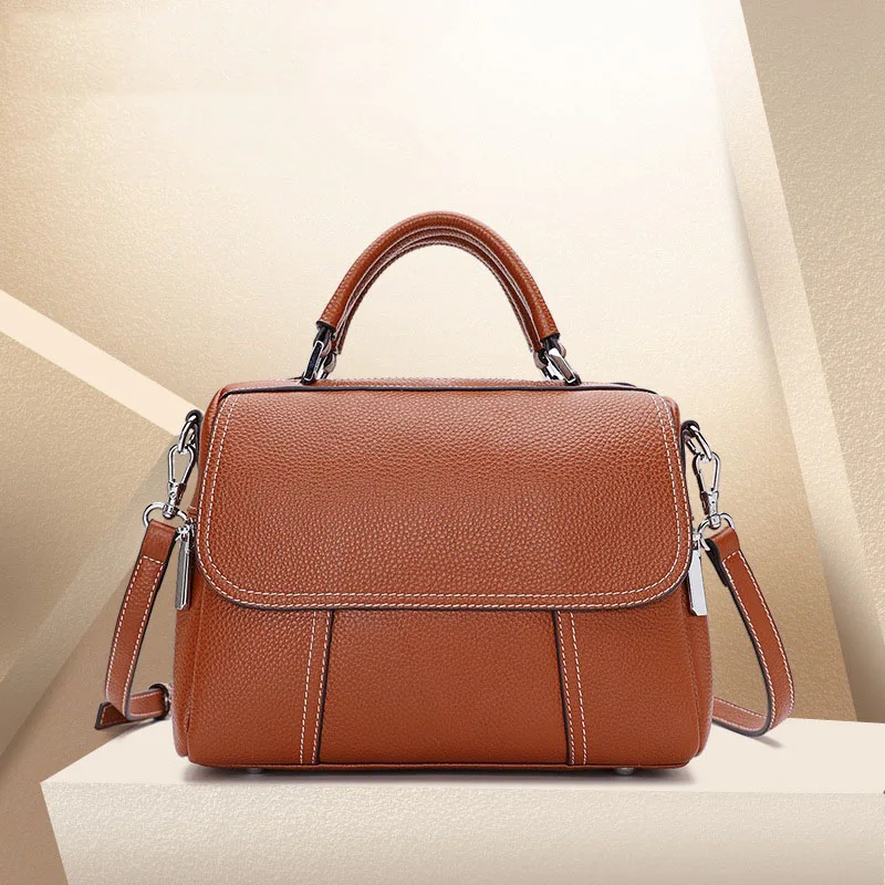 

Fashion Elegant Handbag Women Shoulder Bag High Quality Crossbody Bags Designer Genuine Leather Ladies Hand Bags Tote