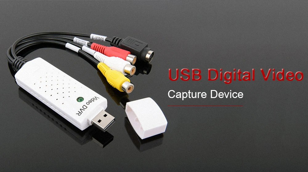 Конвертер видео USB 3,0 2,0 One Touch передача аналоговых видео VHS лент на DVD цифровое устройство видеозахвата