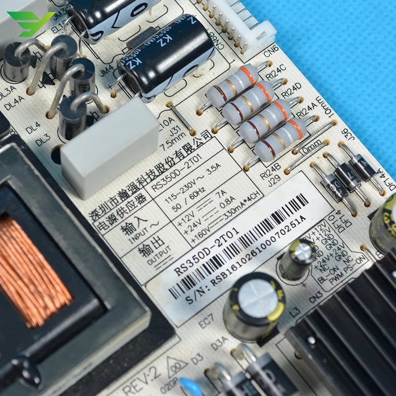52 60 дюймов RS350D-2T01 блок питания 12V 24V 160V330ma* 4