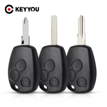Keyyou 3 capa de controle remoto de chave automotiva, botão para renault trafic vivaro primstar movano kangoo 2 clio 3 com ne72/vac102/va2 blade