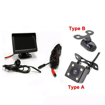 

Car Rear View Camera 2020 4.3inch LED Display Monitor Backup Reverse Camera Kit Night Vision Fits for 12V Car Electrical System