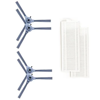 

6pcs Attachment Vacuum Cleaner Side Brushes Filters Set For Coredy R500 Dust Removal Tools Household Appliances Parts