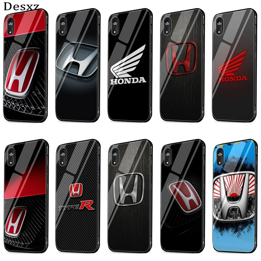 Desxz Honda H крыло закаленное стекло чехол для iPhone 5 5S SE 6 6s 7 8 Plus X XS MAX XR |