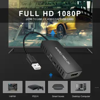 

USB Video Capture Card 4K HD Video Capture Card 1080P HDMI Audio Video Capture Device Video Recorder Game Capture Card