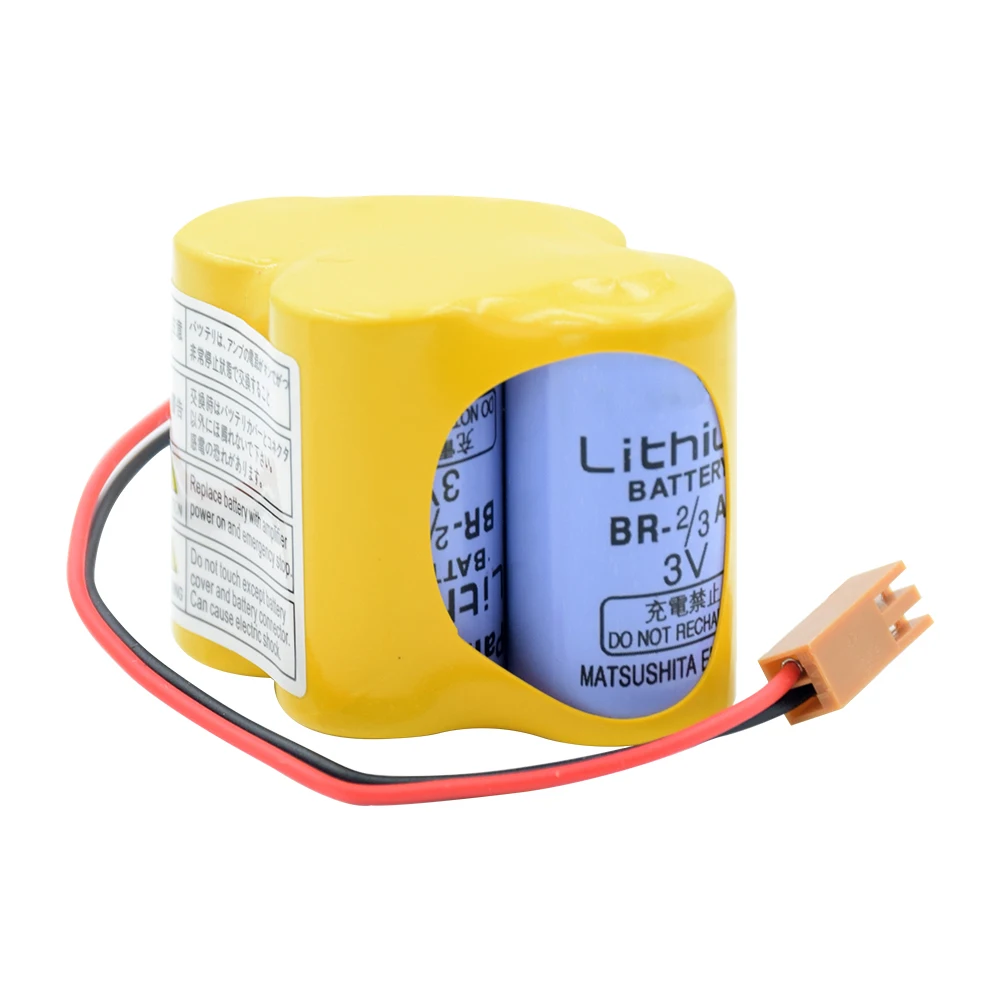 6V BR-2/3AGCT4A A06B-6114-K504 4400 мАч литий-ионная аккумуляторная батарея для Fanuc контролируемый PLC батарея резервного копирования CNC система сигнализации