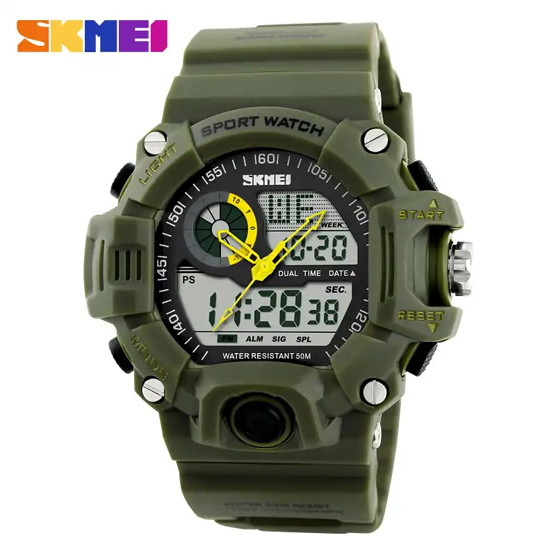 skmei watch military time