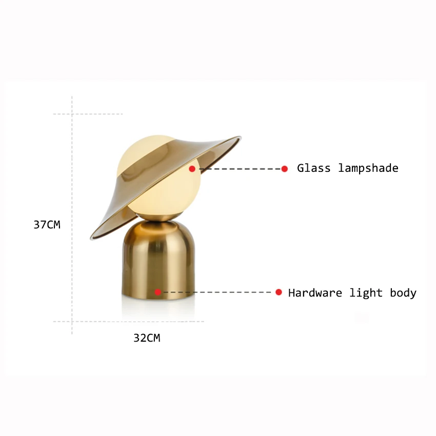 Nordic LED Creative Metal Mushroom Table Lights Lighting Modern Bar Living Room Lamp Bedroom Bedside Study Decor Light Fixtures