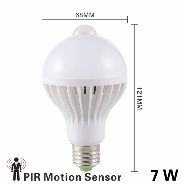 Sound Sensor E27 LED Globe Bulb Cool White Corridor Lamp 3W 5W 7W 9W 12W HL740 