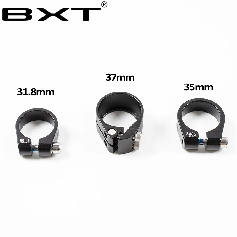 Bicycle Seatpost Clamp 31.8/34.9/37mm Bicycle Seat Post Pipe Clamp Aluminum Alloy MTB Mountain Road Bike Seat Tube Clip Bicycle Seatpost Clamp 31.8/34.9/37mm Bicycle Seat Post Pipe Clamp Aluminum Alloy MTB Mountain Road Bike Seat Tube Clip
