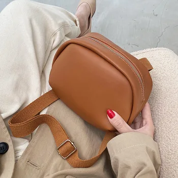 

Retro Brown Design Simple Women Flap Shoulder Bags Girls Crossbody Bags Handbags Purses For Ladies Chest Bags Bolso Female 2020
