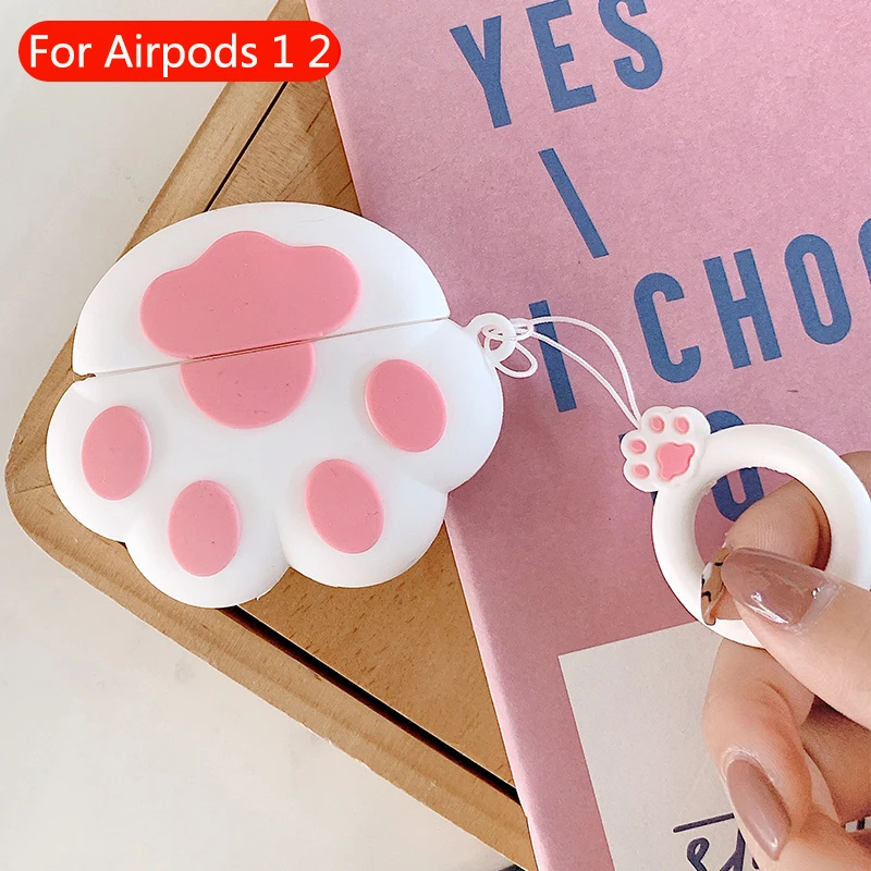 891 For Airpods 1 2 Милые Мультяшные беспроводные bluetooth наушники airpods pro Чехол защитный чехол для Apple Airpods 1/2 гарнитура силиконовый мягкий чехол - Цвет: 891 For Airpods 1 2