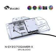 

Bykski N-GY2070GAMER-X Full Coverage GPU Water Cooling Block For VGA GALAX GeForce RTX2070 GAMER Graphics Card Water Cooler