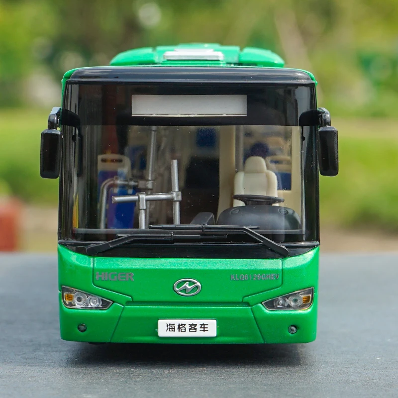 1:42 масштаб литой HIGER B92H KLX6125 модель автобуса города, HIGER модель автобуса новой энергии