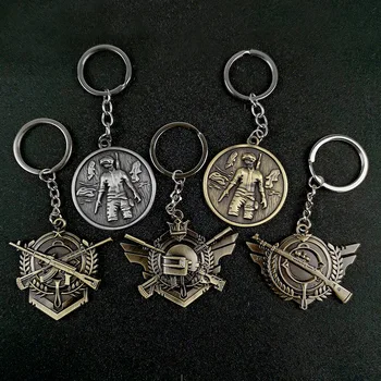 

Game Weapon Toys Key Chian Playerunknown's Battlegrounds PUBG Keychain Flare Gun Red Alloy Pendant Men Llaveros Jewelry For Men